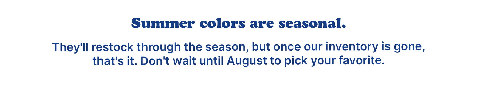 Shop Summer 2026