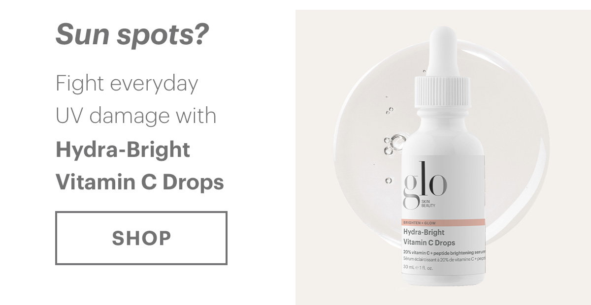 Sun spots? Fight everyday UV damage with Hydra-Bright Vitamin C Drops