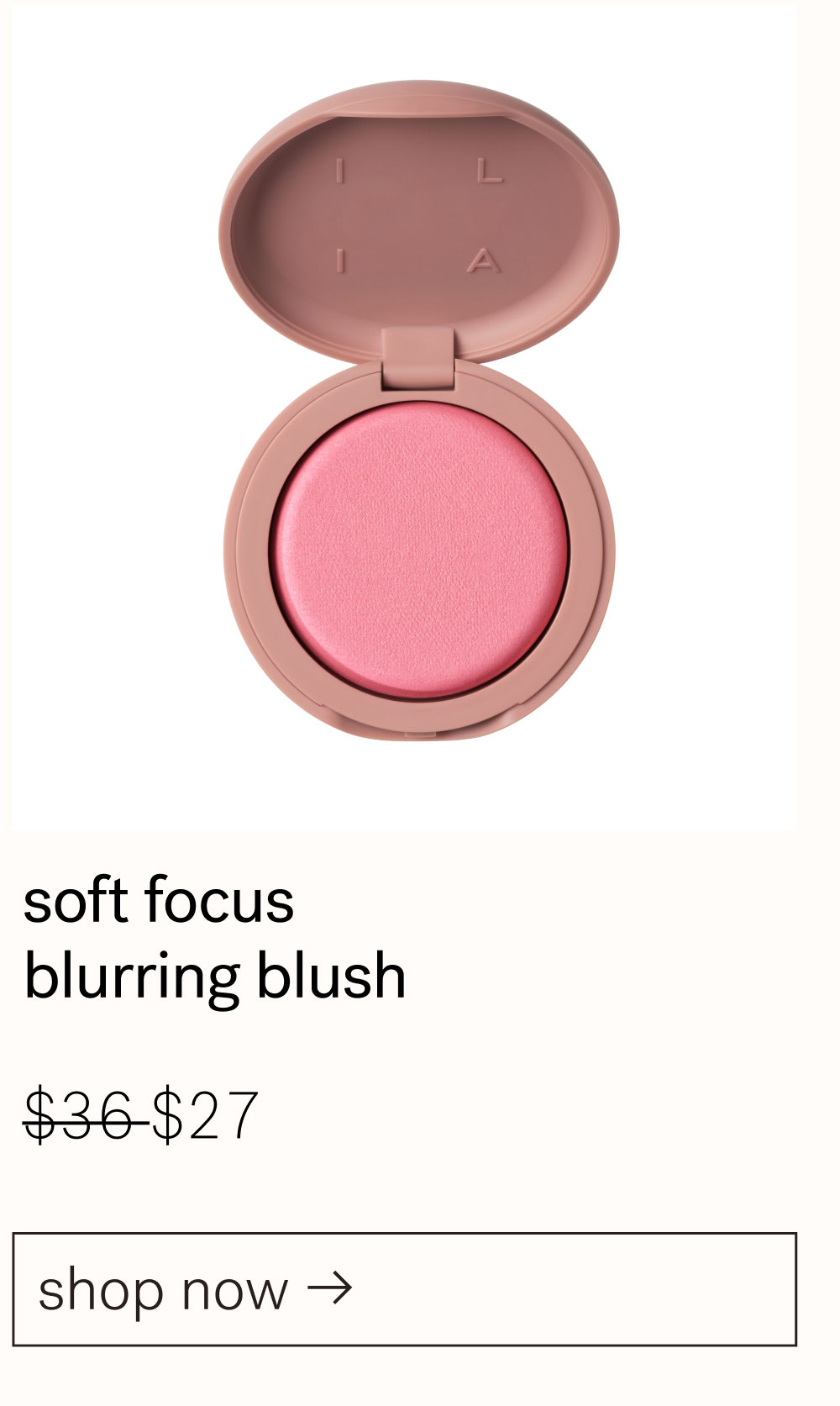 soft focus blurring blush