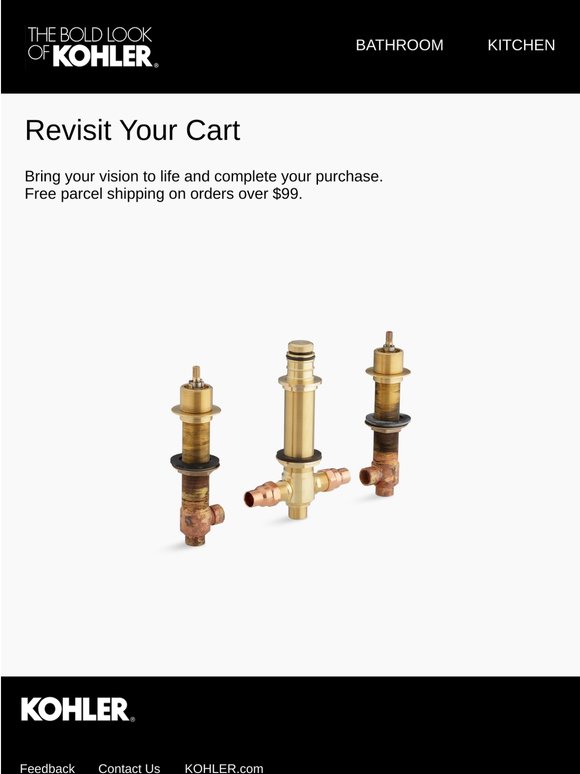 Your KOHLER Selection Awaits