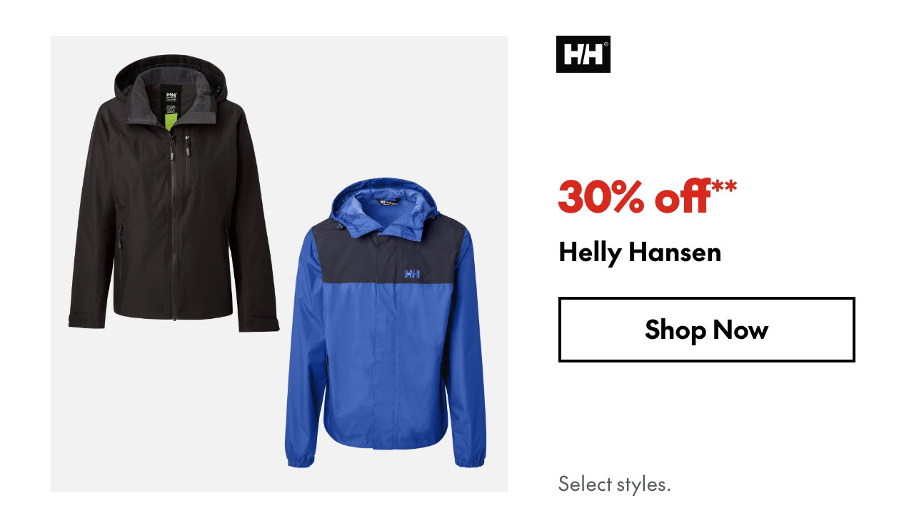Helly Hansen
30% off