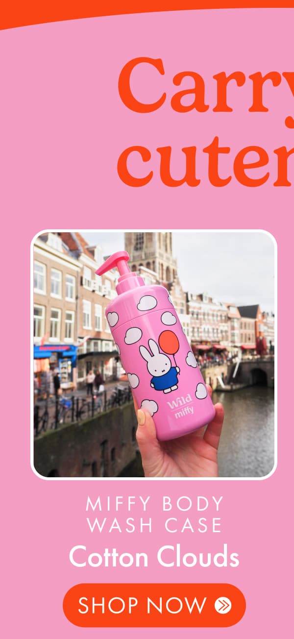 Miffy Body Wash Case & Cotton Clouds