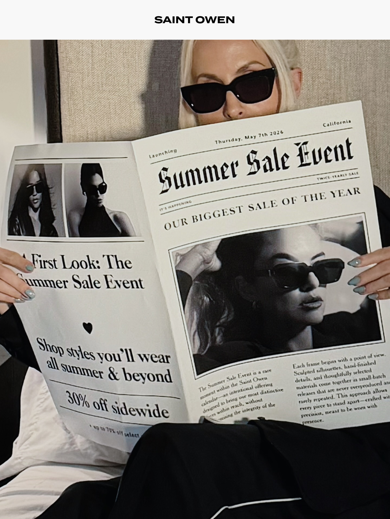 Last day to save 30% off sitewide and up to 70% off select styles