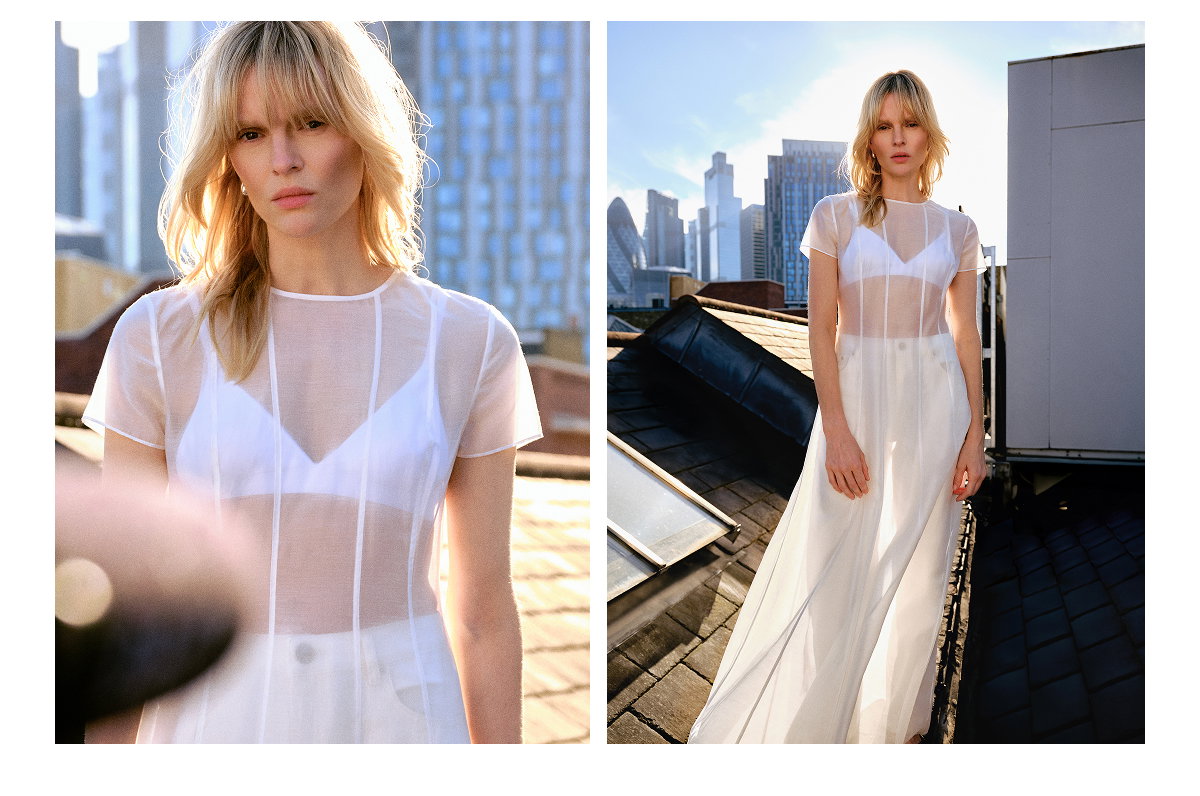 CARLY SHEER MAXI DRESS