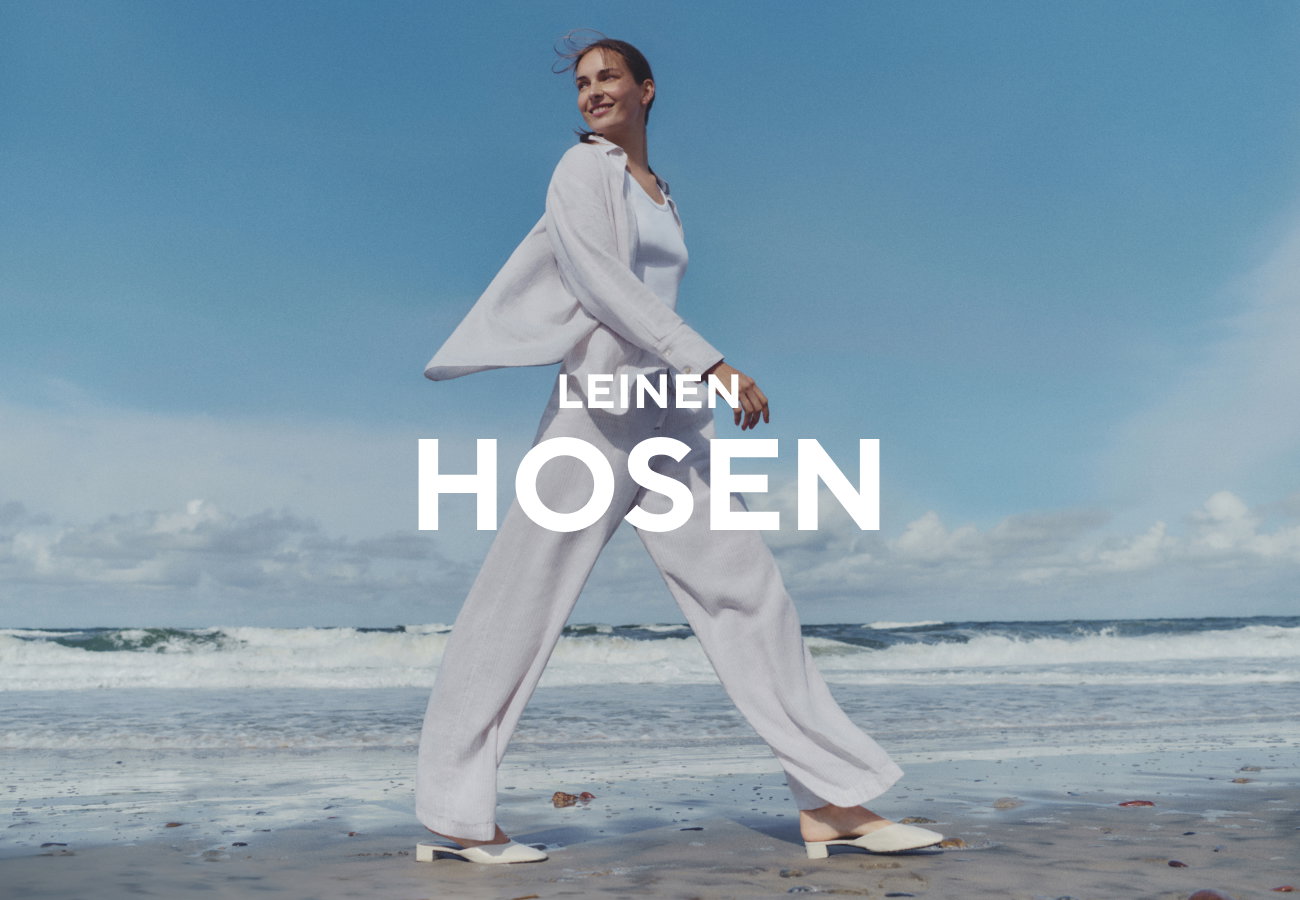 Leinen Hosen - Details per Klick