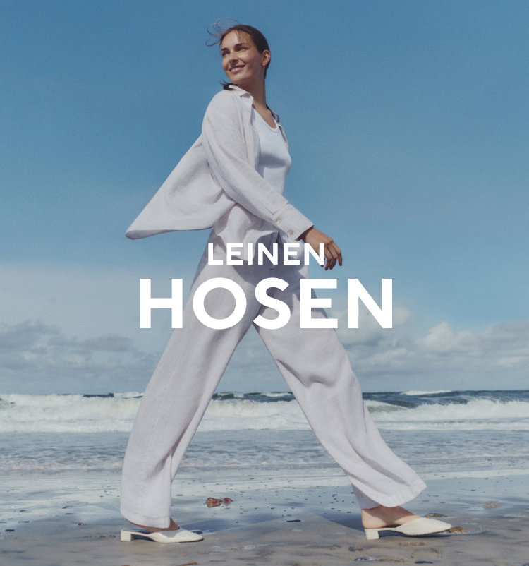 Leinen Hosen - Details per Klick