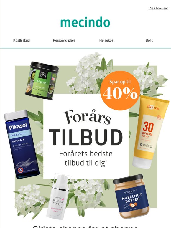 Sidste chance: Forårstilbuddene slutter i morgen 🌼
