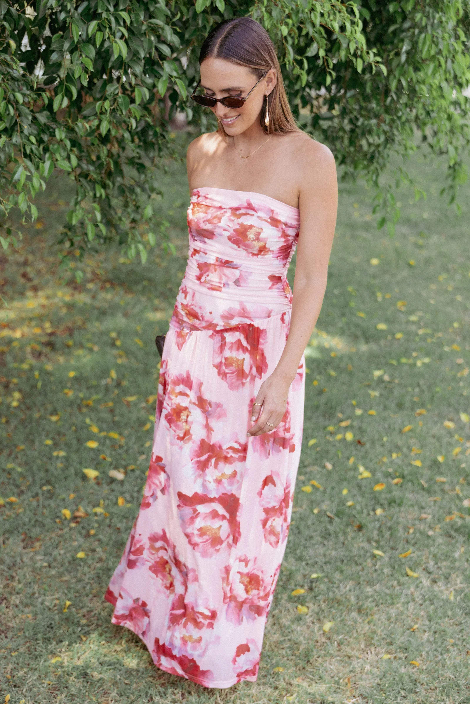Image of Calypso Maxi Dress - Pink Peony