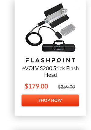 FPLFEVS200 — Flashpoint eVOLV S200 Stick Flash Head