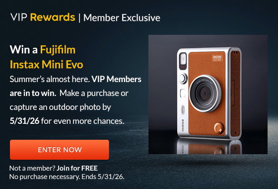VIP Rewards | Member Exclusive | Win a Fujifilm Instax Mini Evo | Enter Now