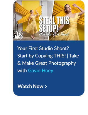 Your First Studio Shoot? Start by Copying THIS! | Take & Make Great Photography with Gavin Hoey