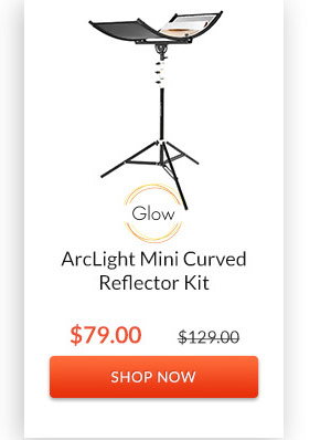 GLRFARC18 — Glow ArcLight Mini Curved Reflector Kit