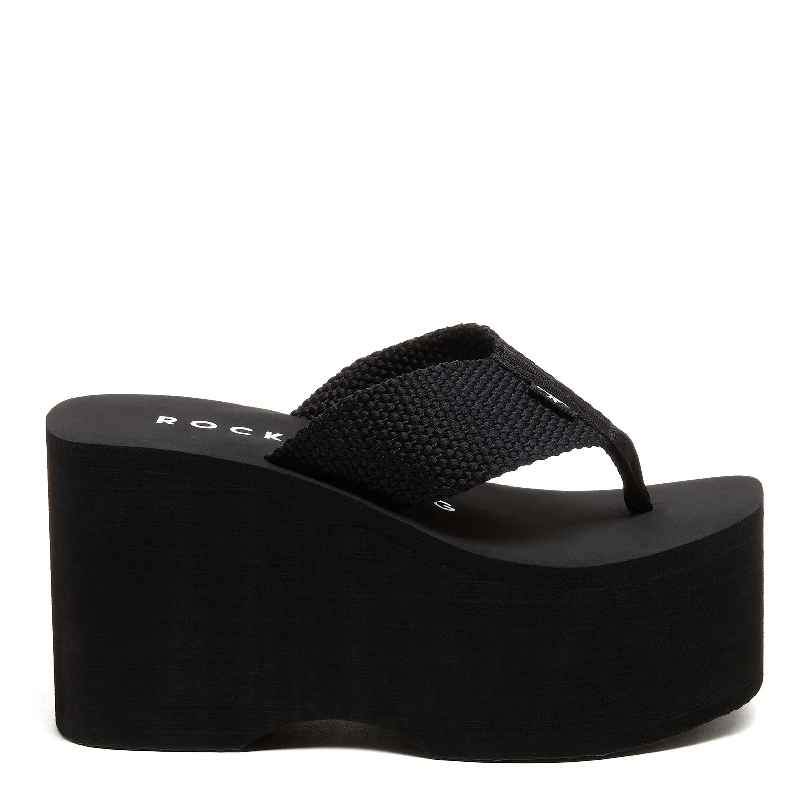 Image of Bigtop Black Platform Flip Flop