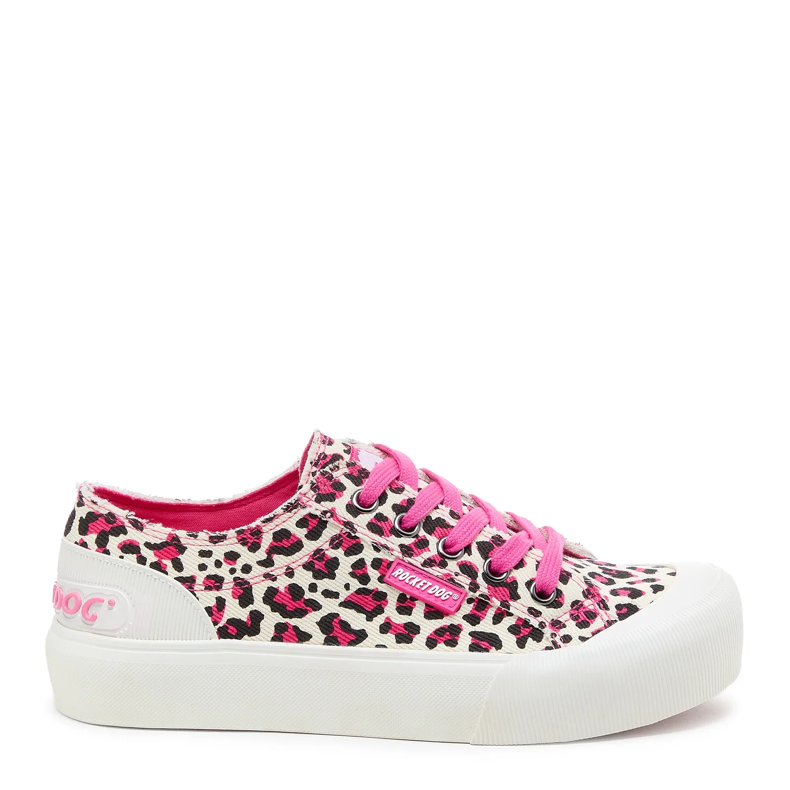 Image of Jazzin Plus Pink Leopard Sneaker
