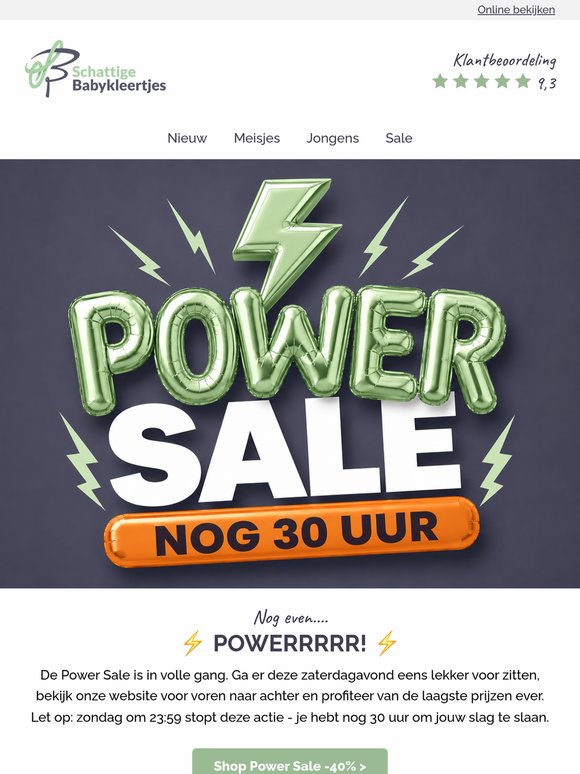 ⚡ Laagste prijs in POWER SALE ⚡