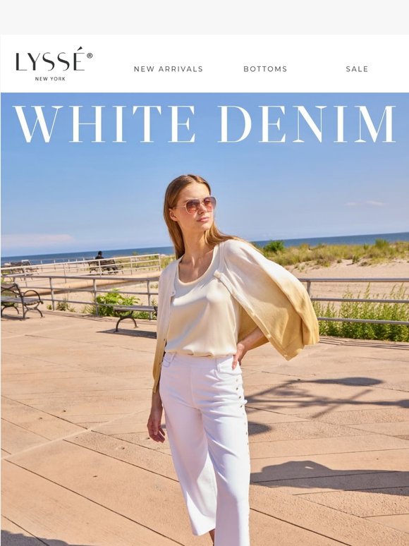 The Essential Summer Staple: White Denim