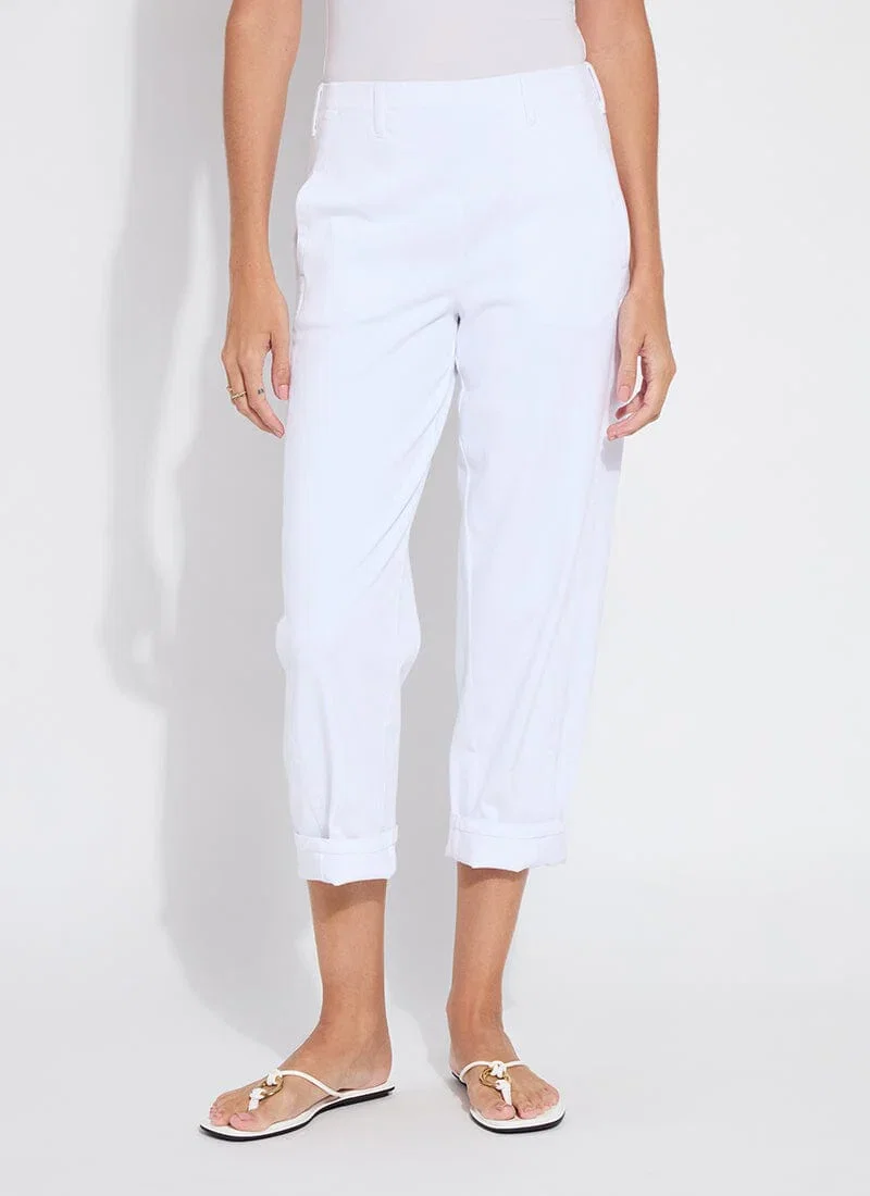 Image of Winslet Cuffed Barrel Crop Denim (27" Inseam)