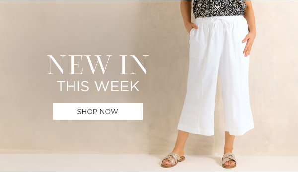 New in this week - cotton trousers