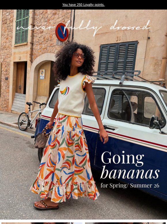 We’ve Gone Bananas for SS26 🍌