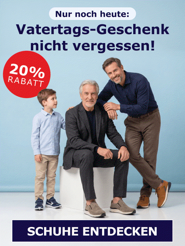 Nur noch heute: Vatertags-Geschenk nicht vergessen!