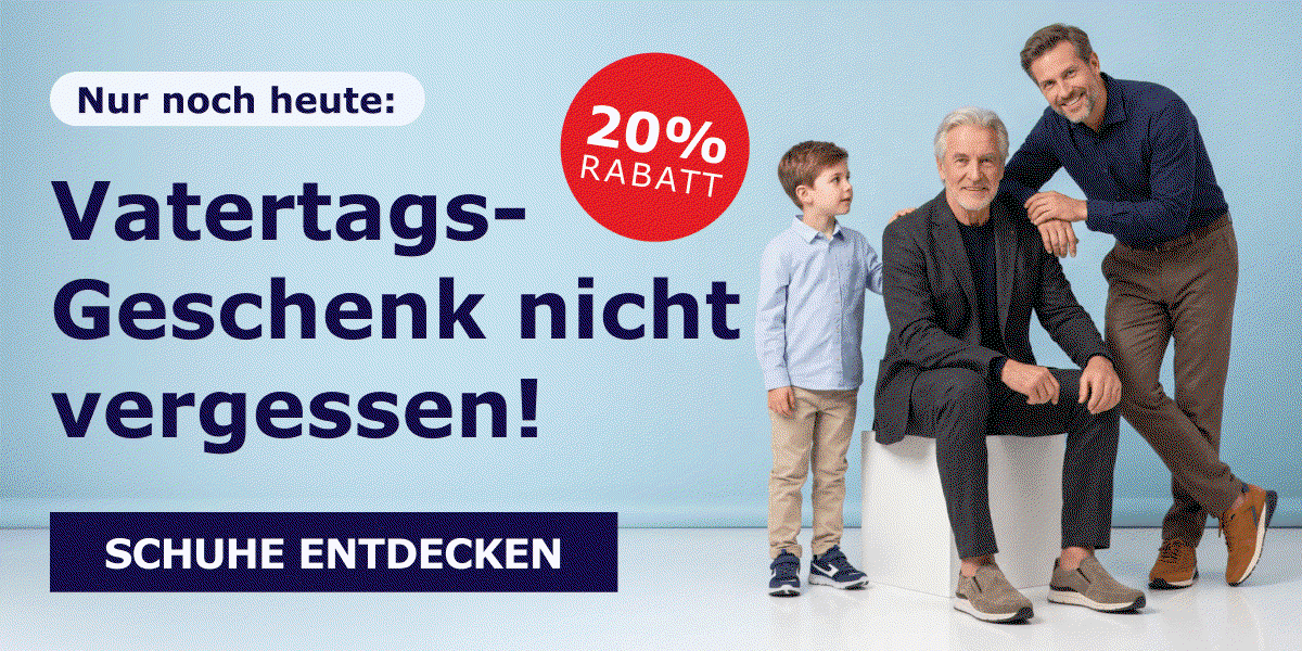 Nur noch heute: Vatertags-Geschenk nicht vergessen!