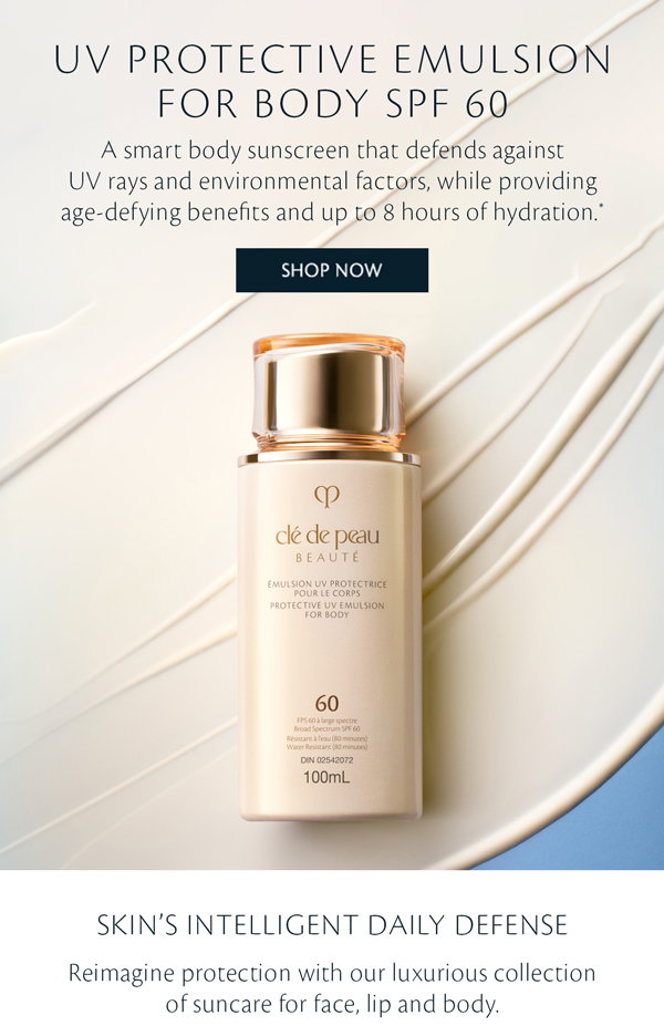 Shop our UV Protective Emulsion For Body SPF 60.