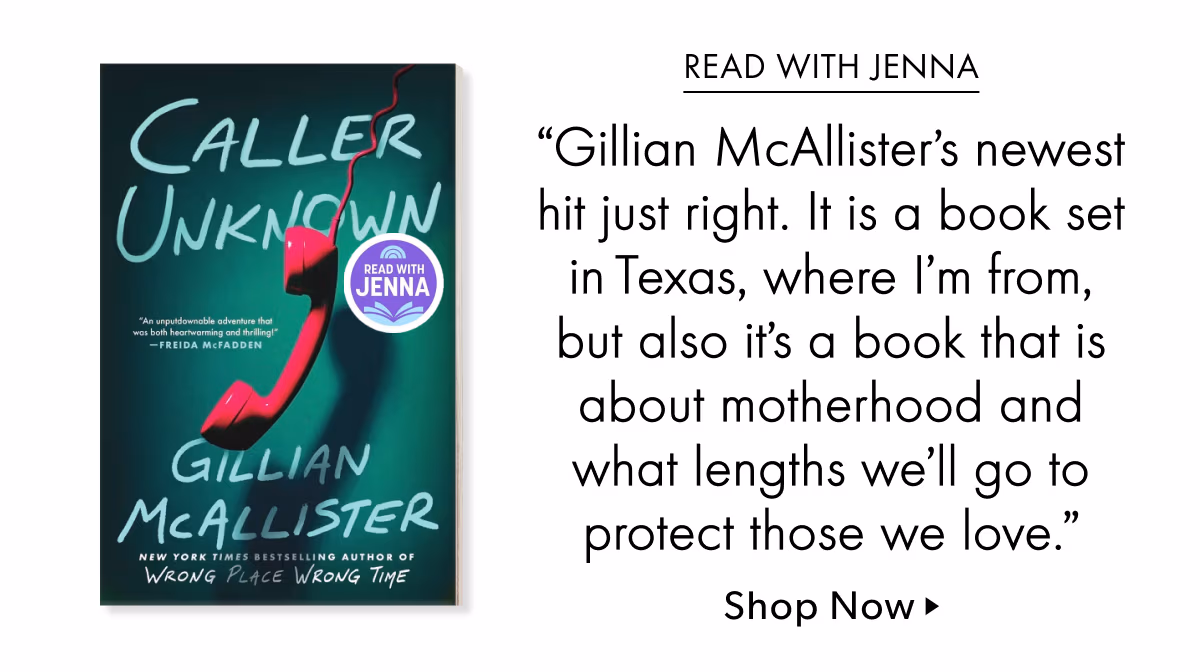 Gillian McAllister's newest hit just right. It is a book set in Texas, where I'm from, but also it's a book that is about motherhood and what lengths we'll go to protect those we love.