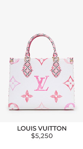 Louis Vuitton 2023 Limited Edition White/Pink Giant Monogram 'OnTheGo' PM Tote