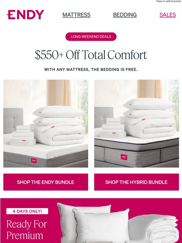 BIG long weekend deals are here! 🎉