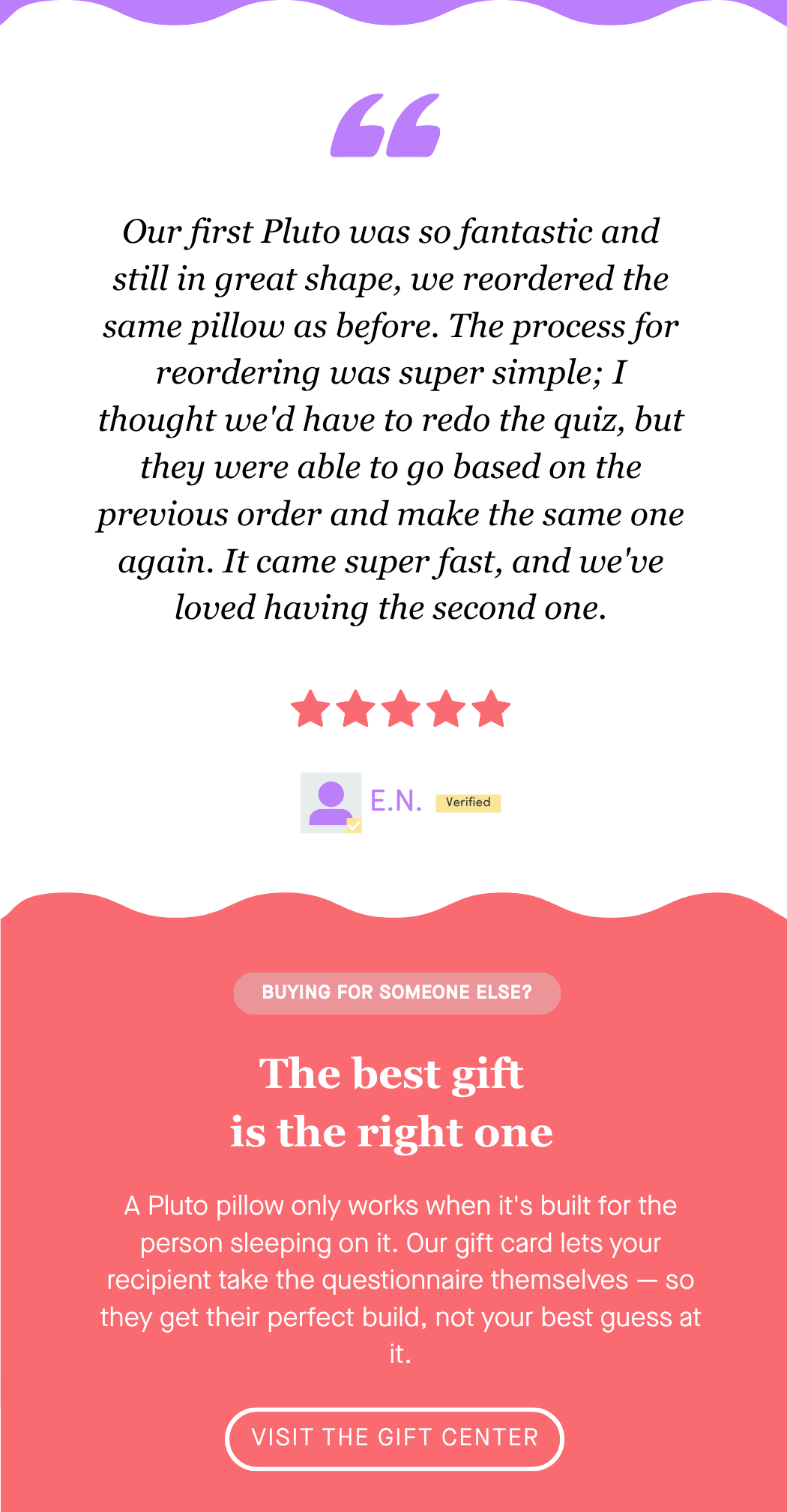 The best gift isthe right one