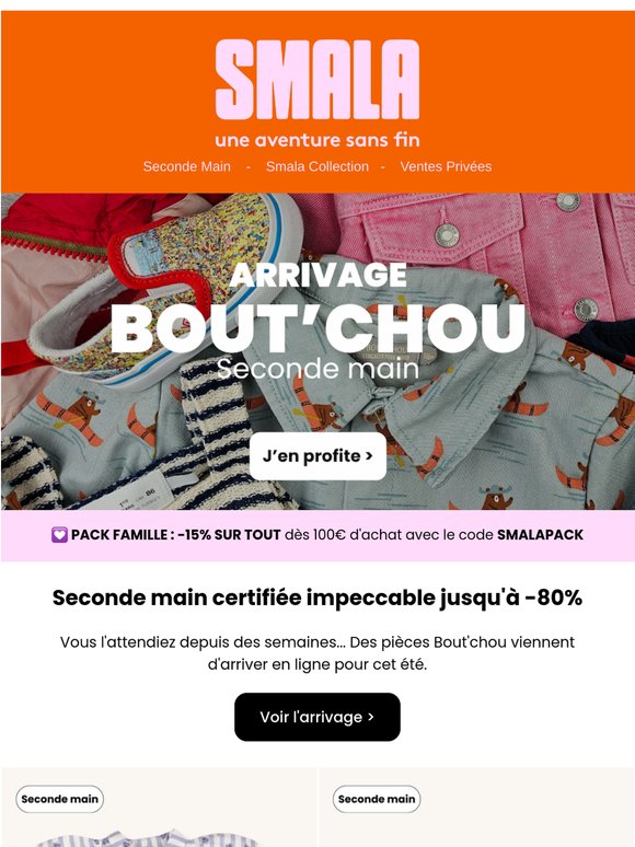🩵 Arrivage Bout'chou jusqu'à -80% : c'est en ligne