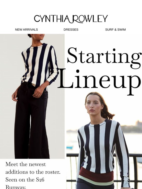 New In: The Starting Lineup