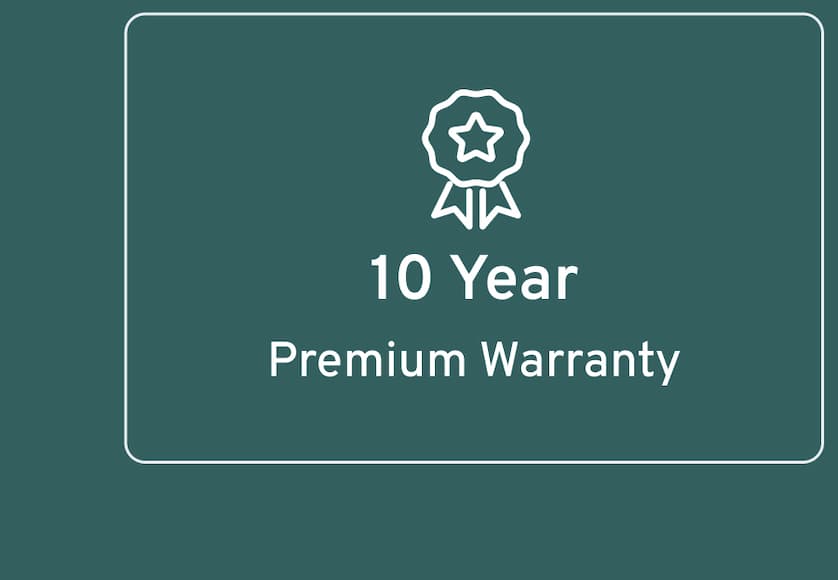 10 Year Premium Warranty