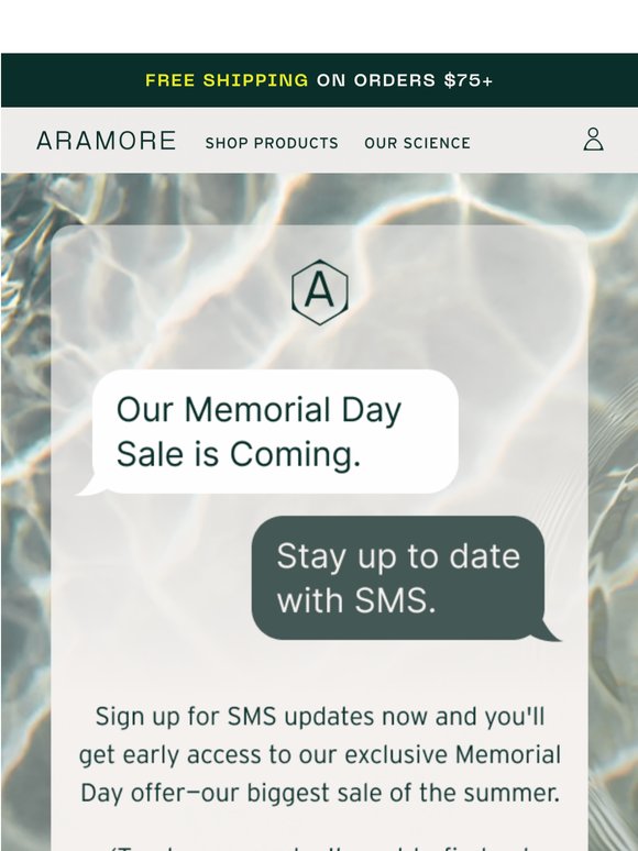 Get Early Access to our Mem Day Sale