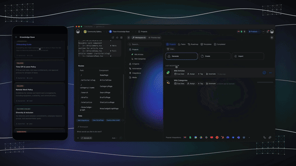 Workspace memory: one shared knowledge graph across projects, docs, and conversations