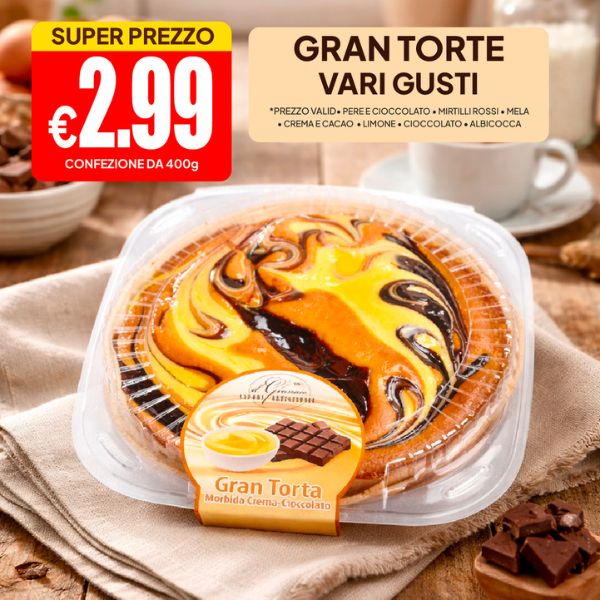 Gran torte vari gusti