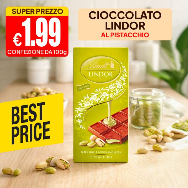 Cioccolato Lindor Pistacchio
