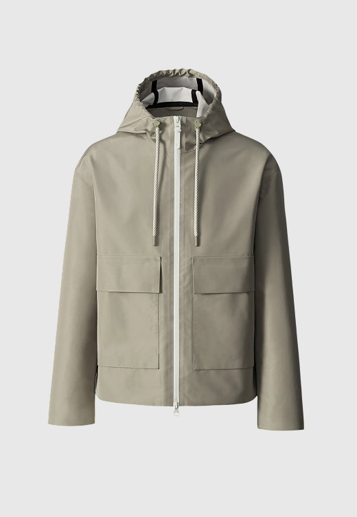 ERIC-ZZ Recycled Technical Jacket with Hood for Men