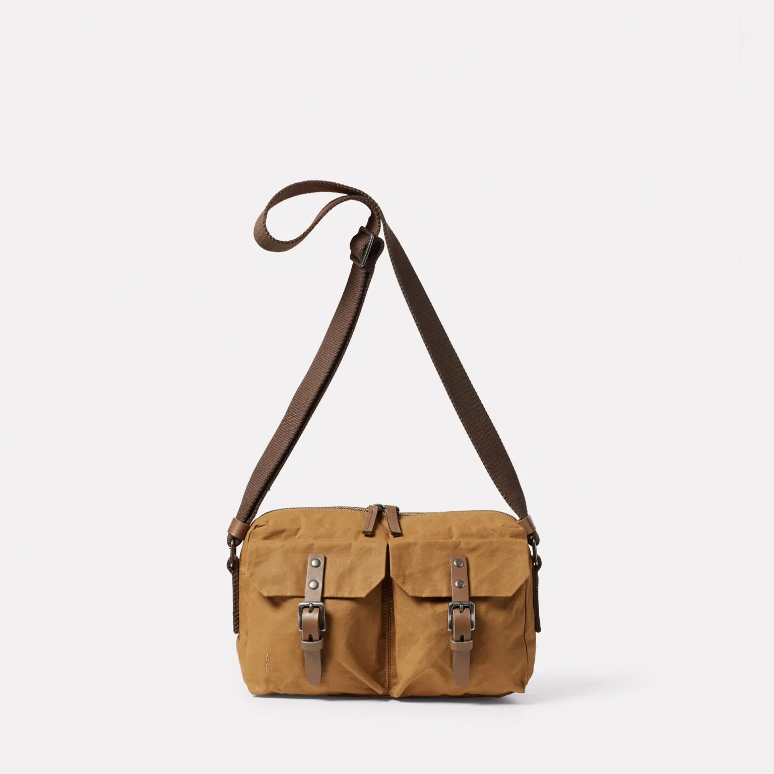 Image of Franco Waxed Cotton Crossbody Bag