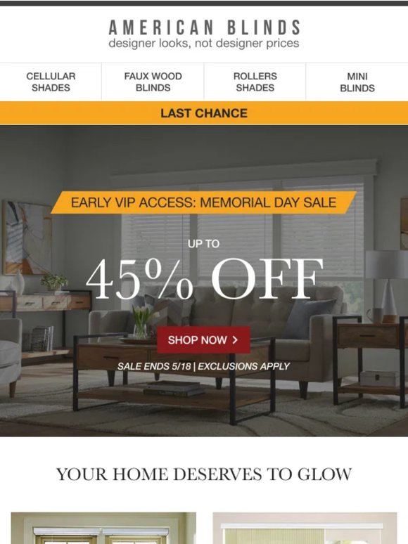 Up to 45% off - final hours 🚨