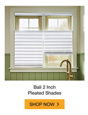 Bali 2 Inch Pleated Shades | SHOP NOW >