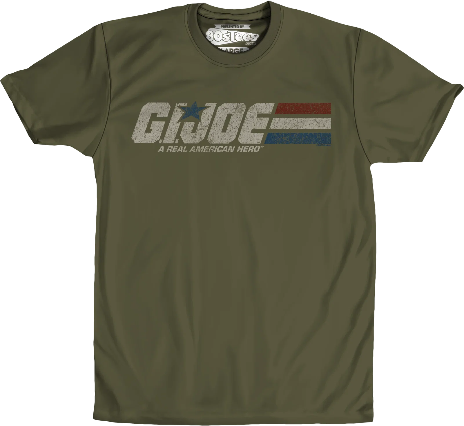 Distressed Army Green GI Joe T-Shirt