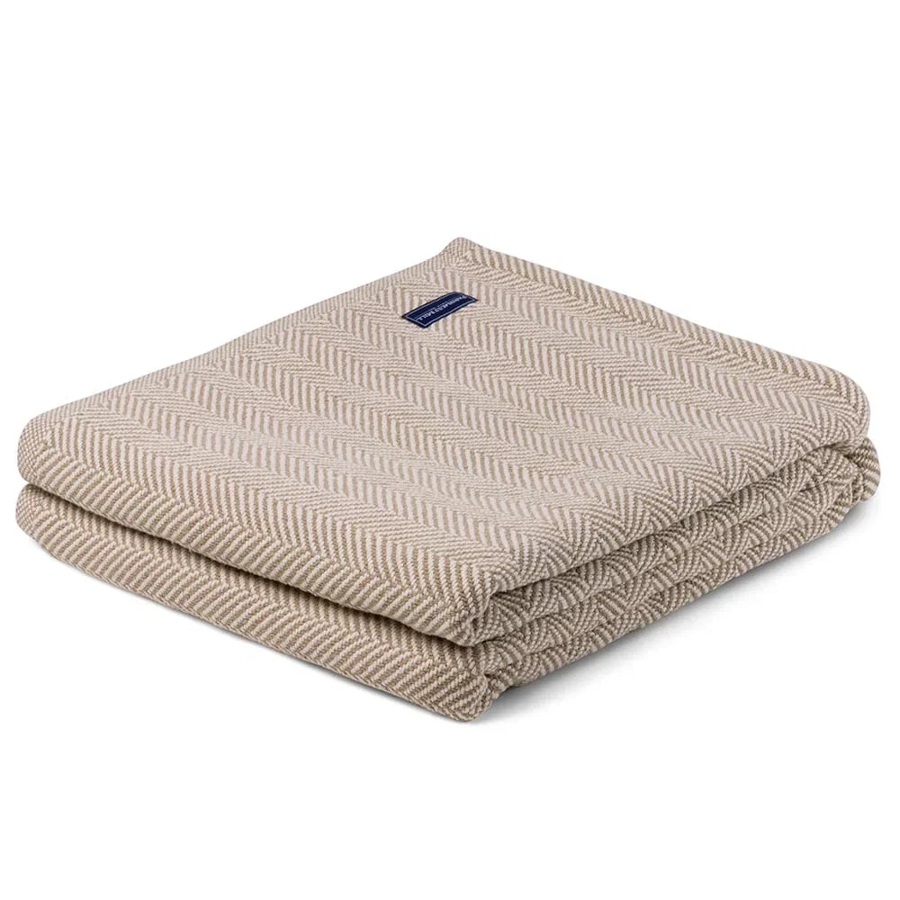 Image of Penobscot Cotton Blanket - Stone