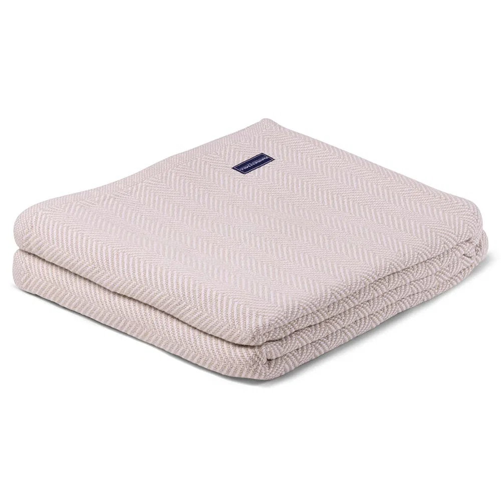 Image of Penobscot Cotton Blanket - Oyster