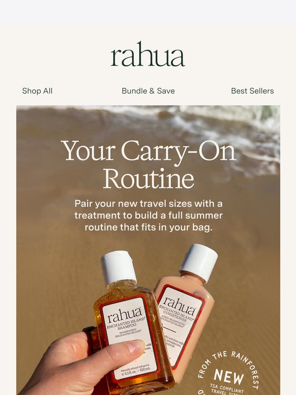 Your complete plant-powered travel routine