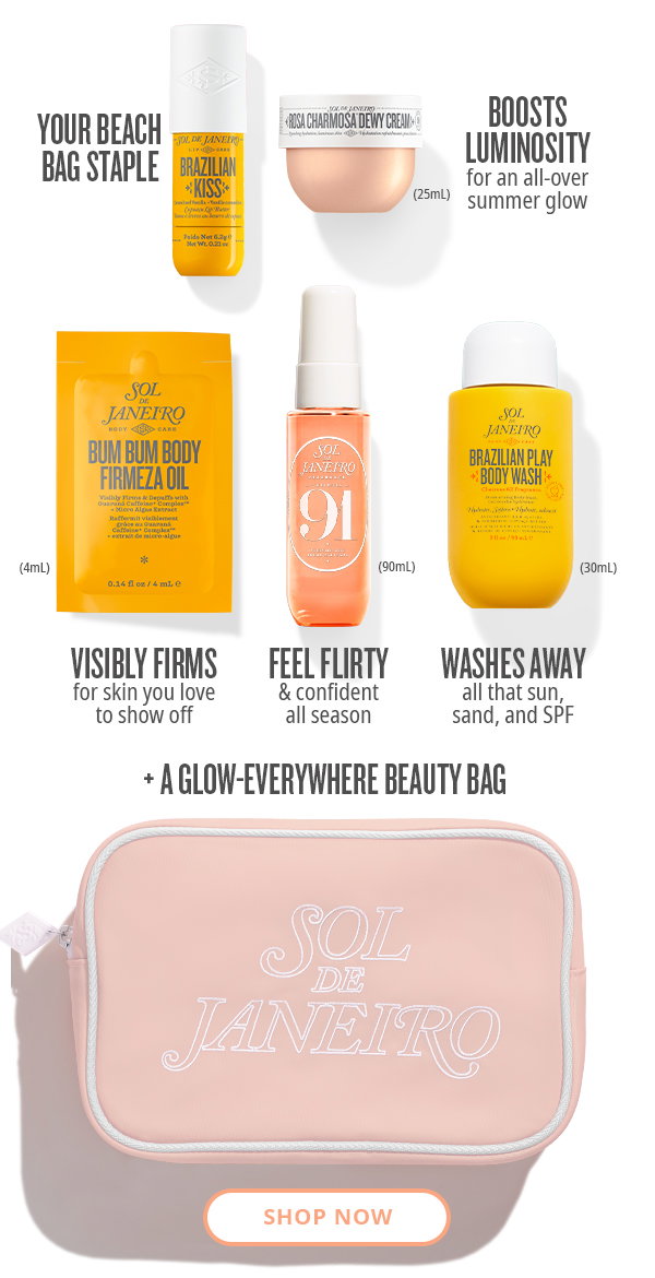 Your beach bag staple. Boosts luminosity - SHOP NOW