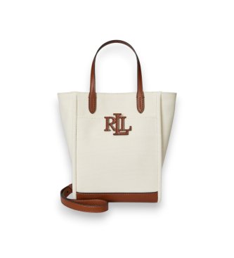Bolso tote Cameryn pequeño de loneta beige