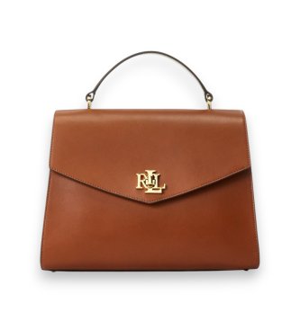 Bolso satchel Farrah mediano de piel marrón