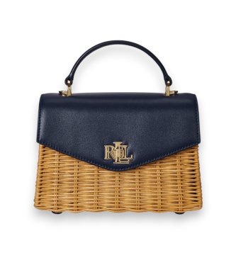 Bolso satchel Farrah pequeño beige
