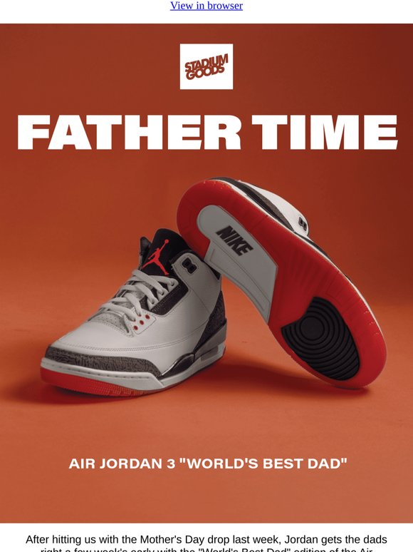 Air Jordan 3 "World's Best Dad"